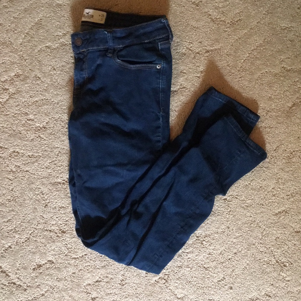 Hollister dark skinny jeans